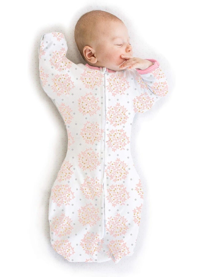 SwaddleDesigns SwaddleDesigns Transitional Swaddle Sack with Arms Up Half-Length Sleeves and Mitten Cuffs  - Image 4