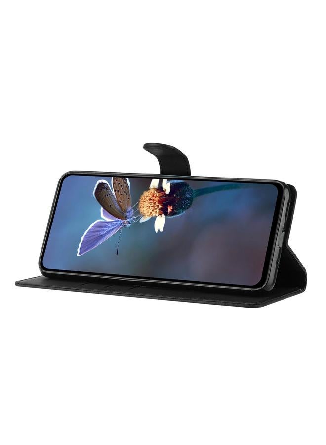 اس-توب جراب لهاتف Redmi Note 14 Pro 4G، جراب هاتف جلدي بنقشة زهور وفراشة - Image 5