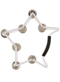Generic Pentagram Star Tambourine Handbell Rhythm Shaker Bell Percussion 10” With Double Row 14x Jingle Pairs  - Image 2