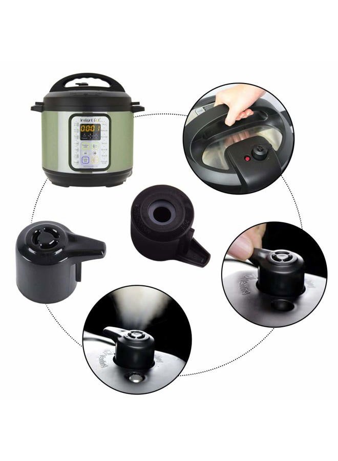 WXJ13 Replacement Float Valve Set for Instant Pot Duo 5, 6 Quart Qt, Steam Release Handle Sealing Ring Steam Release Valve and Float Valve Seal Anti-Block Shield - Image 5
