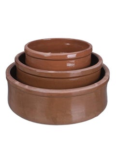 3-Piece Clay Tagine Set