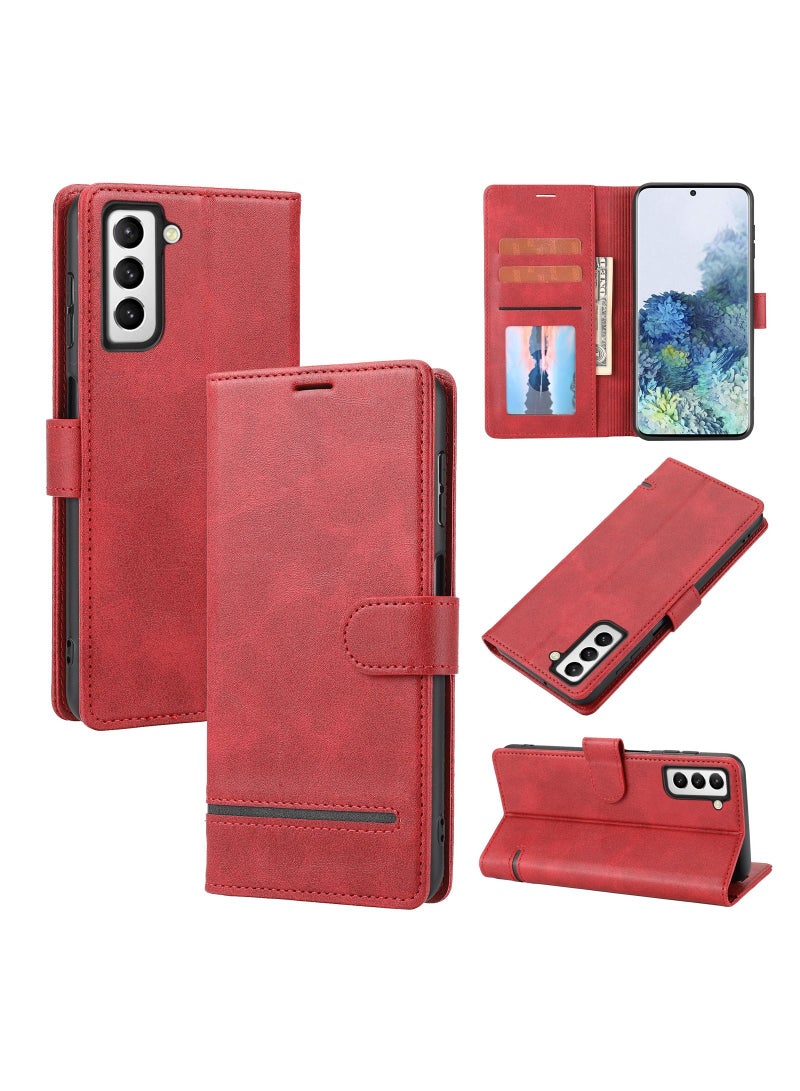 Suteni Flip Cover Card Slots Leather Phone Case for Samsung - Image 3