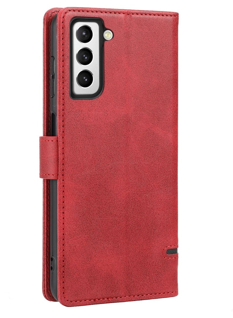 Suteni Flip Cover Card Slots Leather Phone Case for Samsung - Image 2