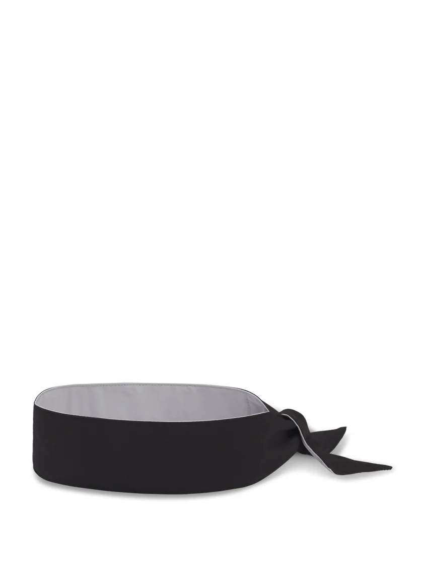 BOSS Sports headband in stretch twill with printed logo