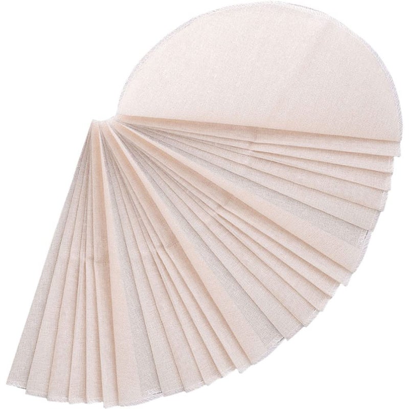 Reusable Cotton Mesh Sheets For Food Dehydrator 30 Pieces 26x26cm Beige - Image 2