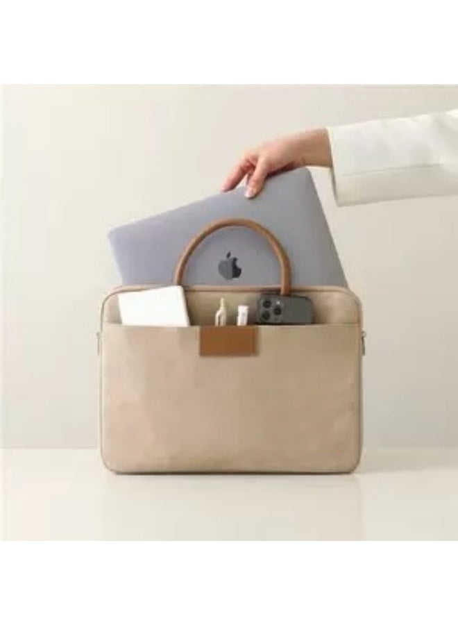 13-14 inch Laptop Bag, Double Layer Multi-function Business Tote Bag, Large Capacity for Computer Accessories - Image 2