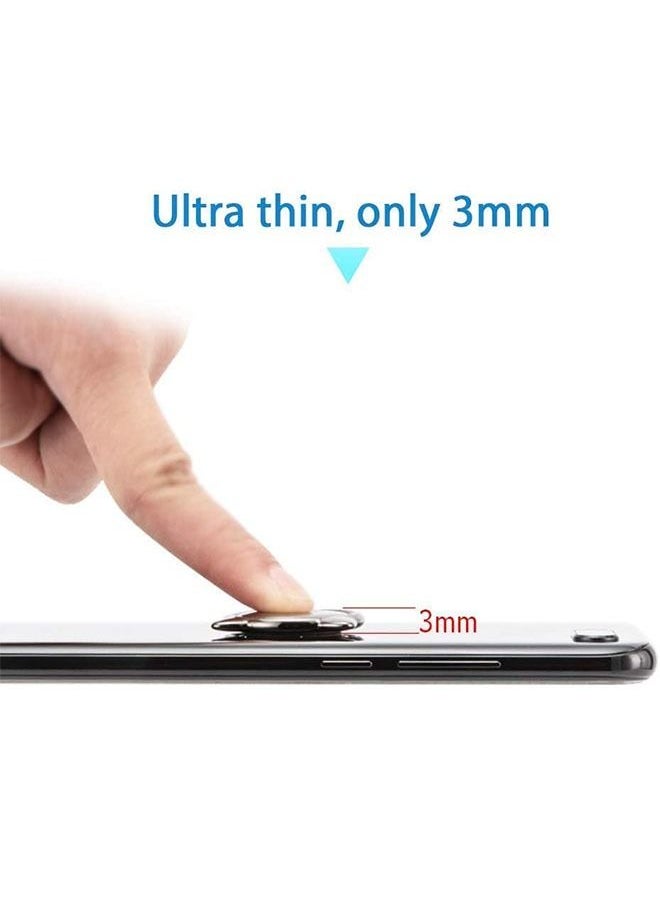 Ant 4-Piece Phone Cat Shape Ring Attachable Kickstand Ultra Thin Cute Smartphone Finger Grip Ring Holder Stand, 360 Rotation Phone Ring Kickstand, Universal Cell Phone Ring Grip for Almost All Phones  - Image 3