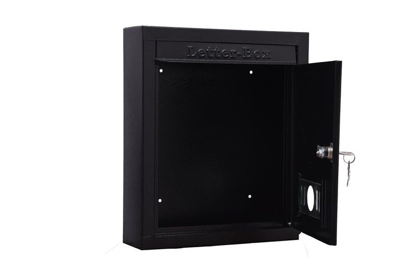 SPYLOCK Mail Box Letter Box for Home and Gate Wall Mount Box Black (Size 11 * 9 * 3 inch) - Image 2