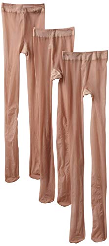 Jefferies Socks Girls 2-6X Jr Miss Pantyhose Tights 3 Pair Pack, Neutral, 4-6 Years - Image 3