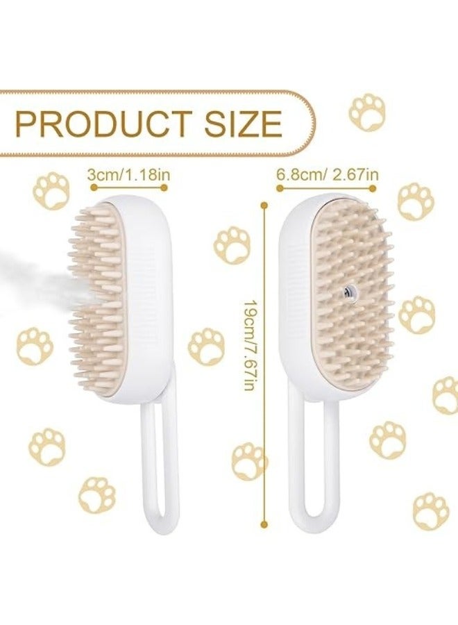 FALMER Steam Brush for Cats and Dogs, 3 in 1 Cat Steamy Brush with Water Tank, Steam Brush for Massage for Long/Short Hair, for Grooming and Removing Pet Hair - Image 2