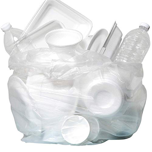 Aluf Plastics 10 Gallon Trash Bags - (COMMERCIAL 1000 PACK) - Source Reduction Series Value High Density 6 MICRON gauge - Intended for Home, Office, Bathroom, Paper, Styrofoam - Image 3