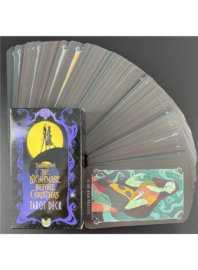 NIBEMINENT Nightmare on Christmas Eve Tarot Deck Set and PDF Guidebook, Board Game, Divination, Predicting the Future - Image 3