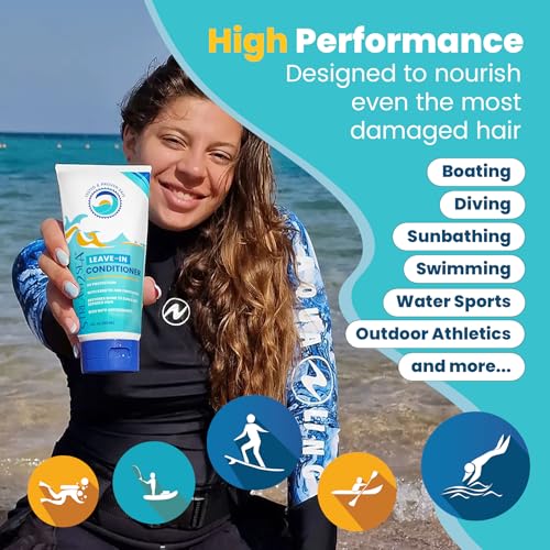 STREAM 2 SEA Stream2Sea Travel Size Sulfate Free Leave-In Hair Conditioner with Sun Protection, 1oz Each, Pack of 3 - Image 4