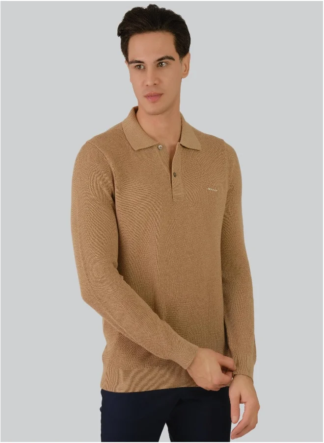 غانت Cotton Pique Polo