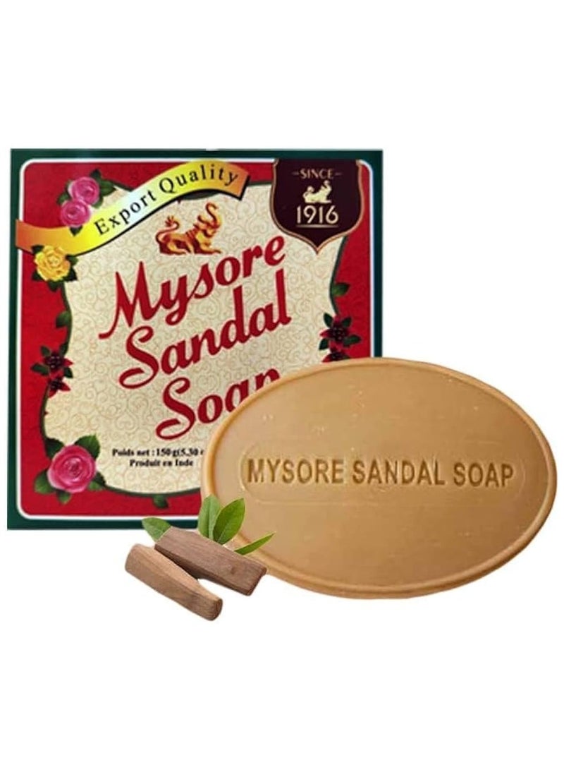 Mysore Sandal Sandalwood Oil Sandal Soap 150grams (Pack of 6) - Image 3