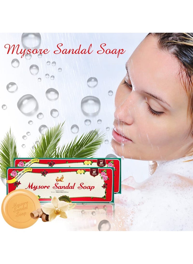 Mysore Sandal Sandalwood Oil Sandal Soap 150grams (Pack of 6) - Image 4