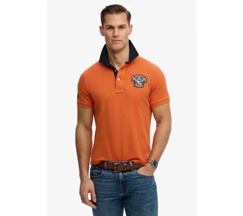 Vintage Pique Rugby Polo