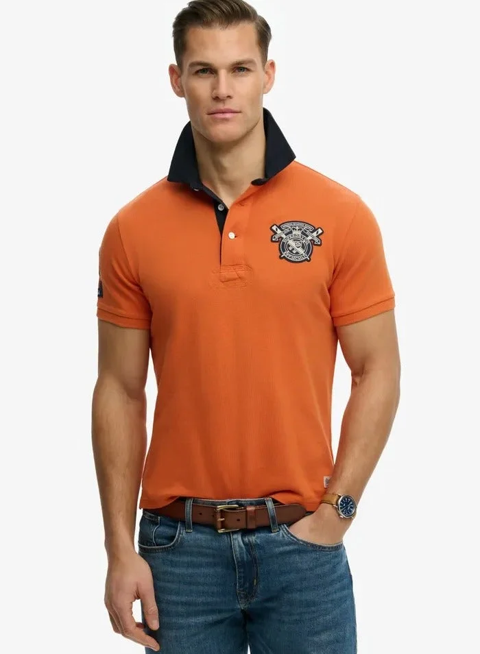 Vintage Pique Rugby Polo