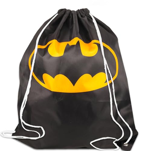 DC Comics Batman Travel Bag Bundle - 4 Pack Batman Activity Set with Batman Cinch Bag, Stickers, Activity Pages, and More for Boys | Batman Travel Set - Image 2