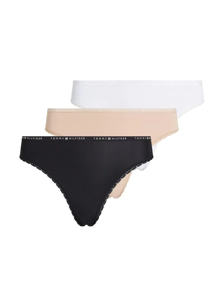 TOMMY HILFIGER 3 Pack Lace Detail Brief