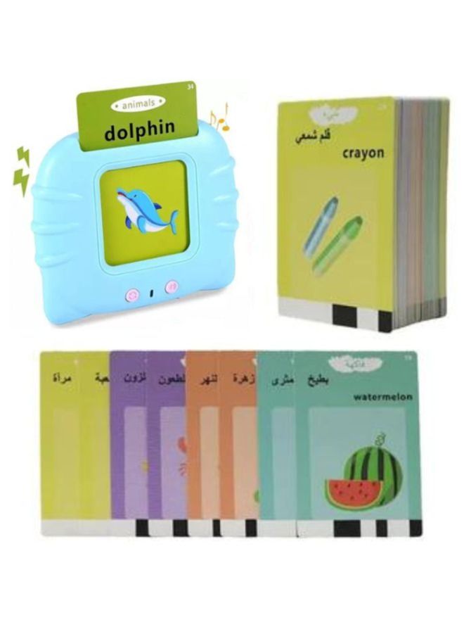 آلة تعليمية كهربائية للأطفال باللغتين العربية والإنجليزية مع 112 بطاقة فلاش للأطفال - Image 5