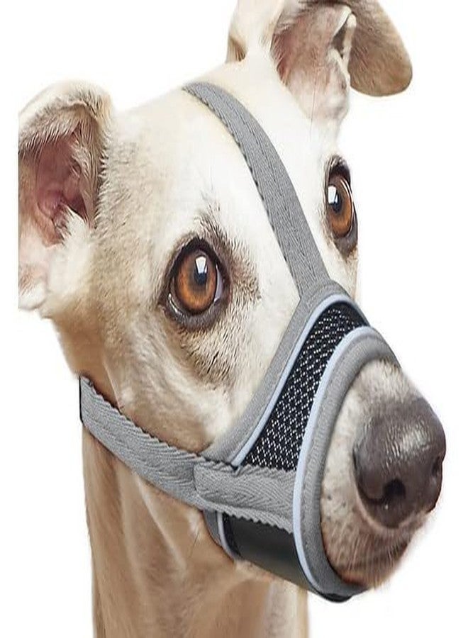 SUPVOX Pet Mouth Cover Adjustable Soft Muzzle for Medium to Large Dogs Breathable Mesh Design with Reinforced Strap for Biting and Barking Prevention - Image 1
