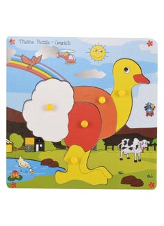 Skillofun Skillofun Wooden Theme Puzzle Standard Ostrich Knobs, Multi Color  - Image 1