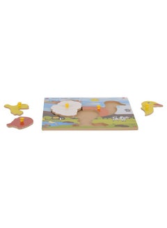 Skillofun Skillofun Wooden Theme Puzzle Standard Ostrich Knobs, Multi Color  - Image 3
