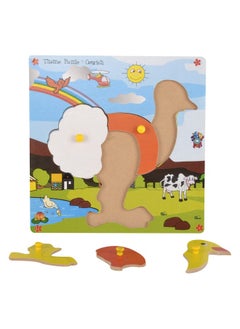 Skillofun Skillofun Wooden Theme Puzzle Standard Ostrich Knobs, Multi Color  - Image 2