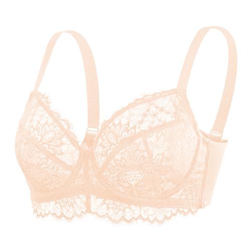 HSIA Minimizer Bra for Women - Plus Size Lace Full Coverage Womans Bra Unlined Underwire Bra for Heavy Breast - Image 5