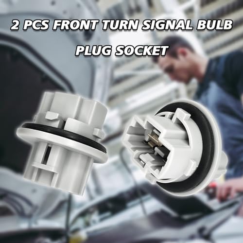Hirificing 2PCS Turn Signal Bulb Socket, Front Turn Signal Blinker Light Bulb Plug Socket Replacement OEM 90075-60060 Compatible with Toyota 4Runner Tundra Tacoma Sequoia Venza (Gray) - Image 5