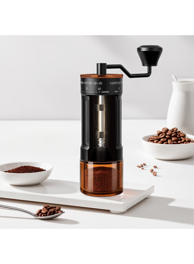 Cliton Hand-crank Coffee Grinder, External Coffee Bean Grinder, Manual Coffee Grinder, Coffee Pot, Filter Cup, Pour-over Kettle, Gift Box Set - Image 4
