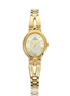 TITAN Titan Quartz Analog Champagne Dial Stainless Steel Strap Watch for Women 