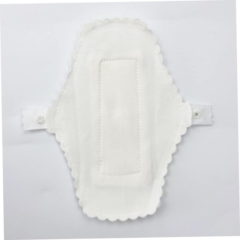 Reusable Cloth Sanitary Pads 3 Pack Washable with Button Closure for Women Travel - Image 4