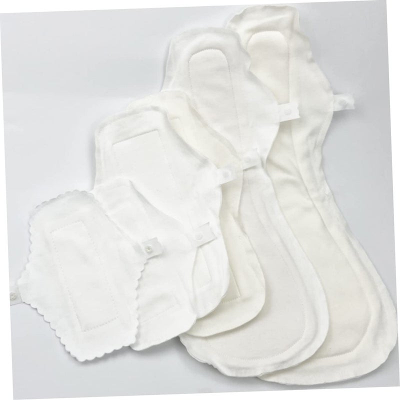 Reusable Cloth Sanitary Pads 3 Pack Washable with Button Closure for Women Travel - Image 3