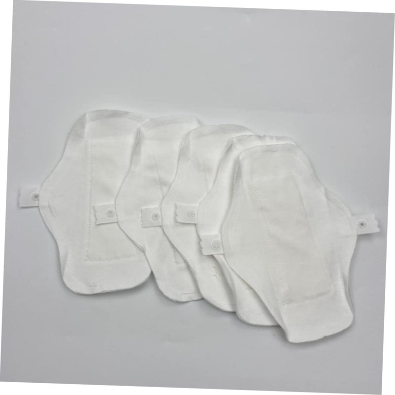 Reusable Cloth Sanitary Pads 3 Pack Washable with Button Closure for Women Travel - Image 5