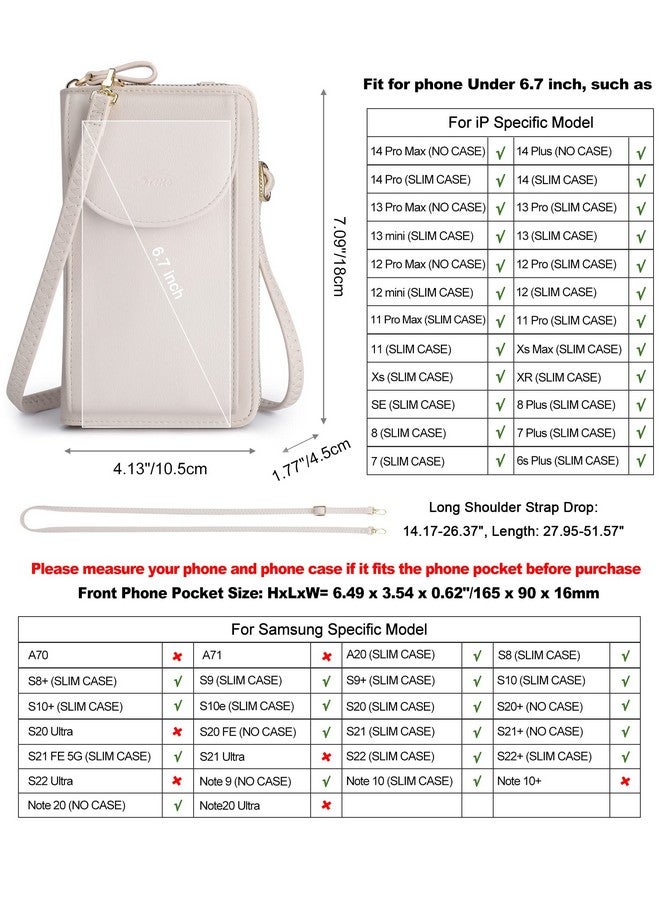 S-ZONE Small Crossbody Bags For Women Cell Phone Purse Rfid Blocking Wallet Purses With Credit Card Slots - Image 3