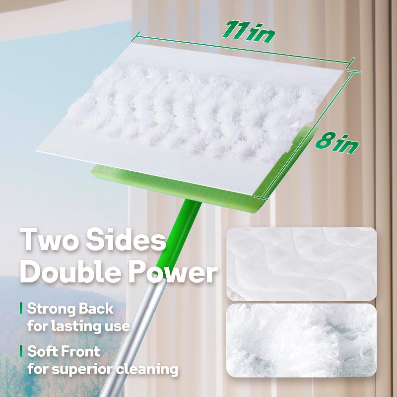 AIR U+ Dry Mop Pads for Swiffer Sweep and Mop, Heavy Duty Pet Dry Sweeper Refills, Sweeping Cloths for Cleaning Hardwood Floor Dust and Hair, Disposable, Unscented, 30 Count - Image 5