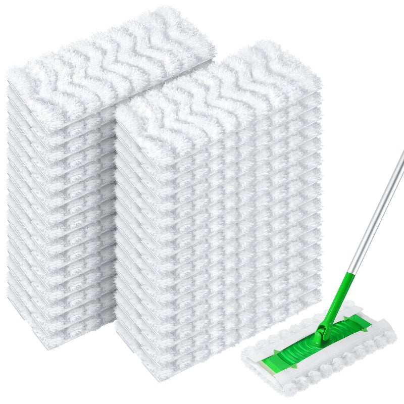 AIR U+ Dry Mop Pads for Swiffer Sweep and Mop, Heavy Duty Pet Dry Sweeper Refills, Sweeping Cloths for Cleaning Hardwood Floor Dust and Hair, Disposable, Unscented, 30 Count - Image 1