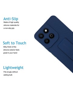 Waldic Honor X7c Premium Case | Premium Silicone Magnetic Hand Grip Case Cover Designed for Honor X7c | Honor X7c Case Camera and Drop Protection Thin Protective Back Cover Case for Honor X7c - Blue  - Image 4