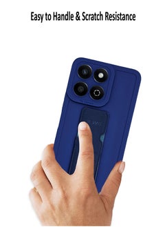 Honor X7c Premium Case | Premium Silicone Magnetic Hand Grip Case Cover Designed for Honor X7c | Honor X7c Case Camera and Drop Protection Thin Protective Back Cover Case for Honor X7c - Blue - pzsku/Z8D6C5251D22A2959B517Z/45/_/1739118511/1ab1c96e-c627-4a05-bf2c-264e68fdac52