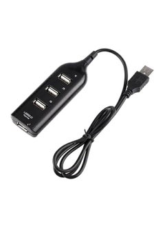 نيبمينينت موزع USB ذو أربعة منافذ أسود 