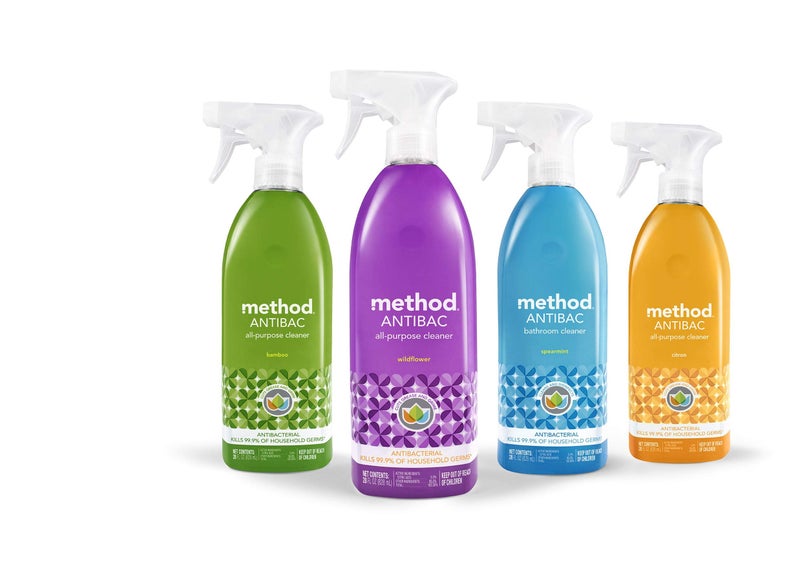 Method Antibacterial All Purpose Cleaner Spray, Bamboo, Kills 99.9% of Household Germs, 28 Fl Oz (Pack of 8) - Image 4