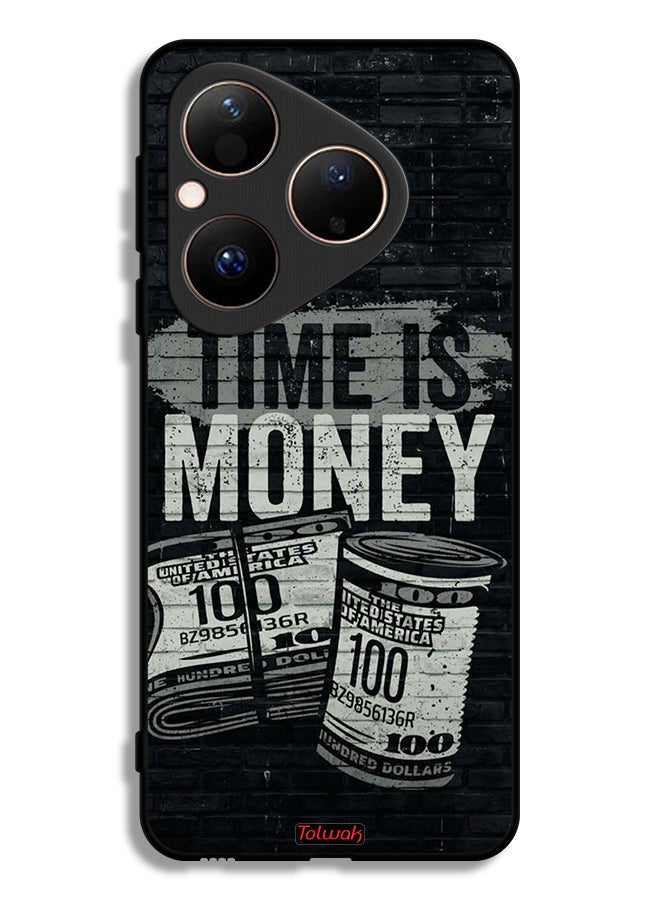 Tolwak Huawei Pura 80 Protective Case Cover Time Is Money - Image 1