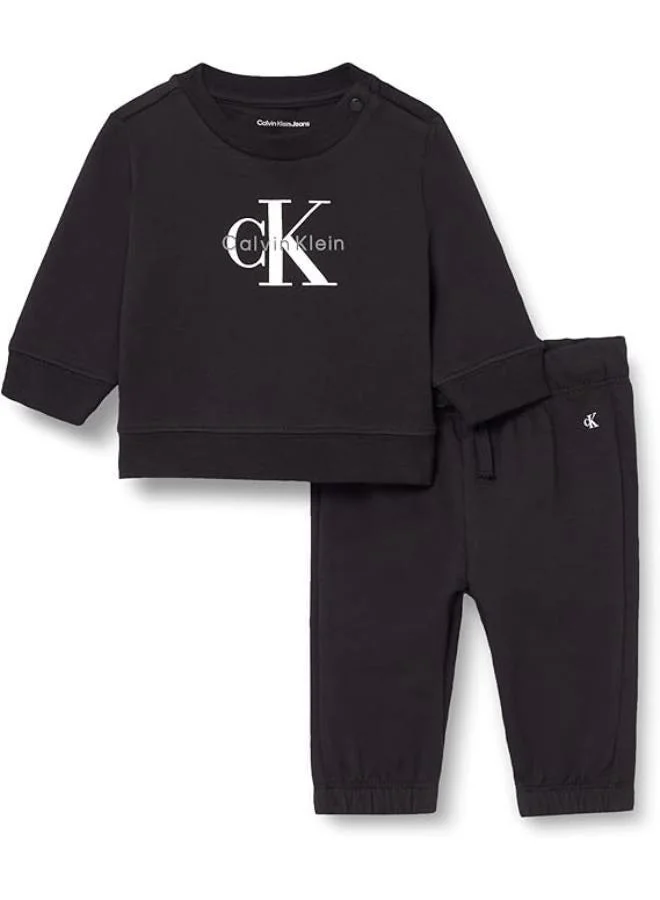 Calvin Klein Jeans Infant Graphic Sweatshirt &amp; Sweatpants Set