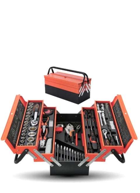 SELECT Complete Tool Box Metal Portable Manual Spare Parts Kit Tool Kit