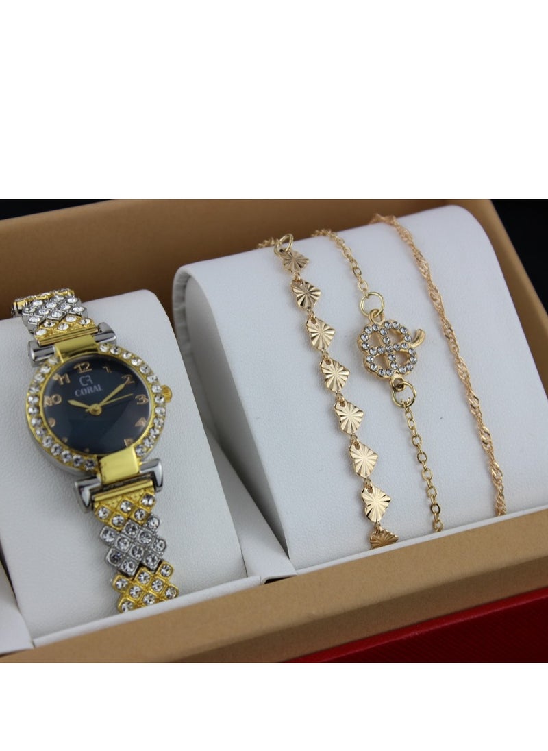 Reclaim with Argireline Women's evening watch set 