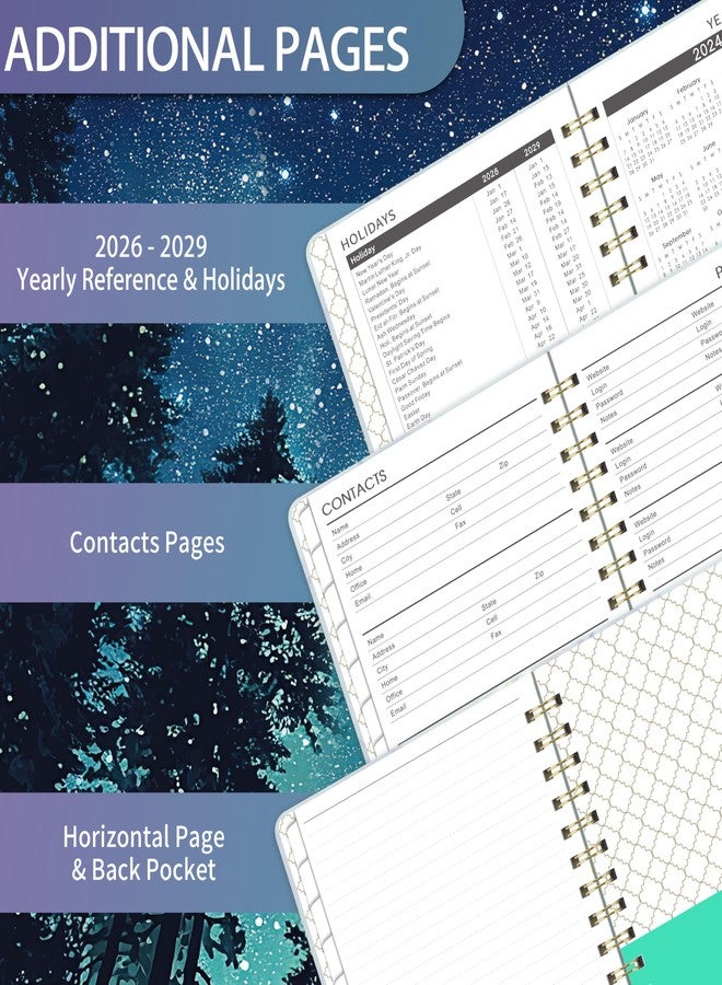 Lortarl 2026-2029 Monthly Planner - Monthly Planner 2026-2029 from July 2026 - June 2029, 3 Year Planner with Tabs and Pocket, 8.5" x 6.4" - Image 4