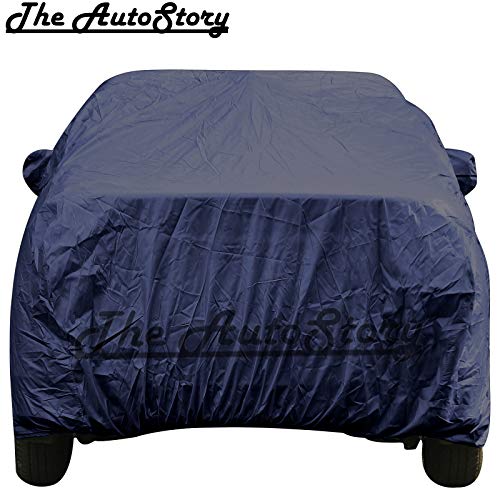 The Autostory 190 Taffeta Water Resistant Car Body Cover Compatible with Ford Figo (2015 to 2019) with Mirror Pockets (Navy Blue) - Image 2