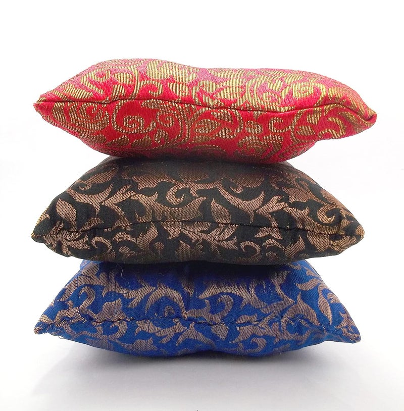 Uv Creation Decorative Cushions Set Of 3 Multi Purpose Use - Singing Bowl Pads - Image 2